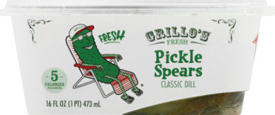 Grillos Pickles Spears Classic Dill - 16 Fl. Oz. - Image 2