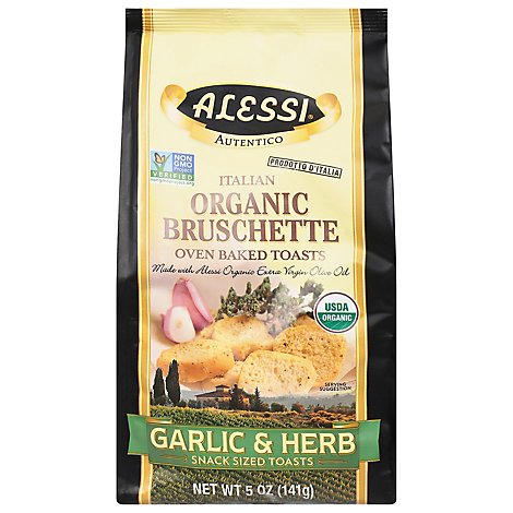 Alessi Bruschetta Garlic Herb - 5 Oz