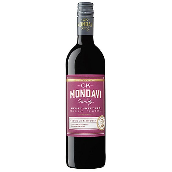C Mondavi Sunset Sweet Red Blend Wine - 750 Ml