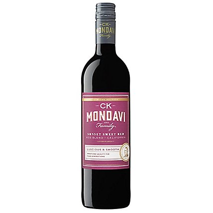 C Mondavi Sunset Sweet Red Blend Wine - 750 Ml - Image 1