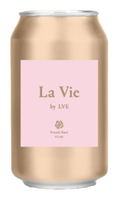 Raymond Lve La Vie Igp Pays Doc Rose Cans Wine - 375 Ml