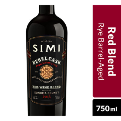  SIMI Wine Red Blend Rebel Cask Sonoma County - 750 Ml 
