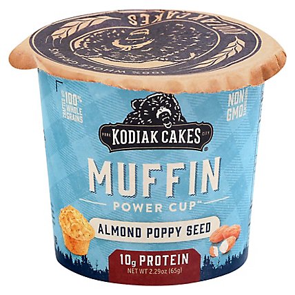 Kodiak Cakes Muffin Unleashed Almond Poppy Seed - 2.29 Oz - Image 1