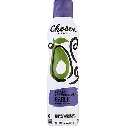 Chosen Foods Oil Spray Avcdo Garlic - 4.7 Oz - Image 2