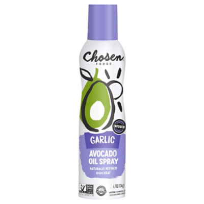 Chosen Foods Oil Spray Avcdo Garlic - 4.7 Oz - Image 1