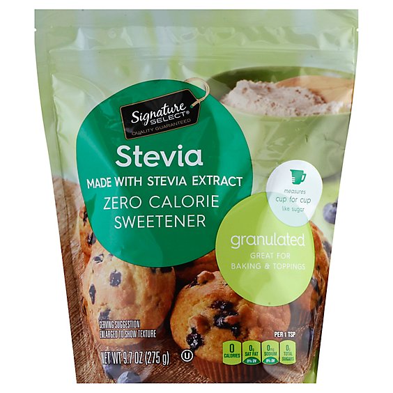 Signature Select Sweetener Stevia Pouch - 9.7 Oz