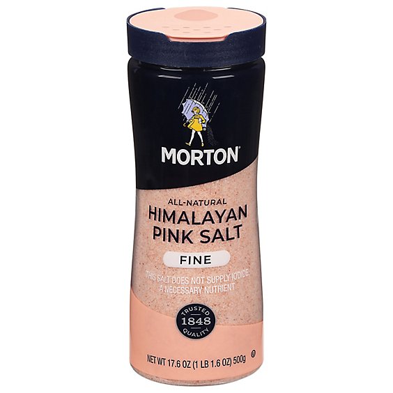 Morton Salt Himalayan Pink Fine - 17.6 Oz