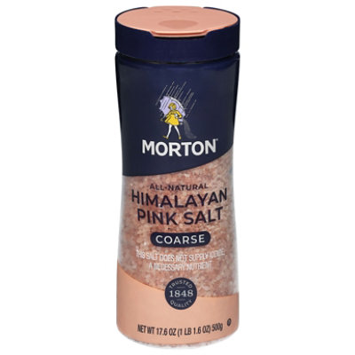 Morton Salt Himalayan Pink Coarse All Natural - 17.6 Oz - Image 3