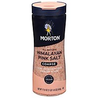 Morton Salt Himalayan Pink Coarse All Natural - 17.6 Oz - Image 1