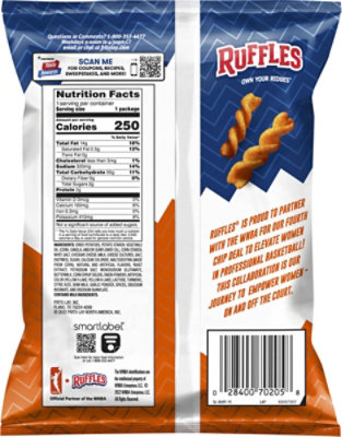 Ruffles Ridge Twists Double Cheddar Chips - 1.75 Oz. - Image 6