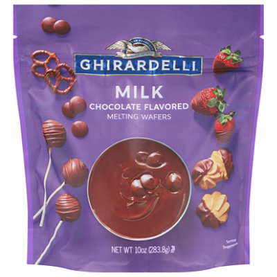 Ghirardelli Premium Baking, Milk Chocolate Melting Wafers - 10 Oz - Image 3