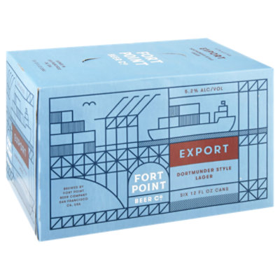 Fort Point Export In Cans - 6-12 Fl. Oz.