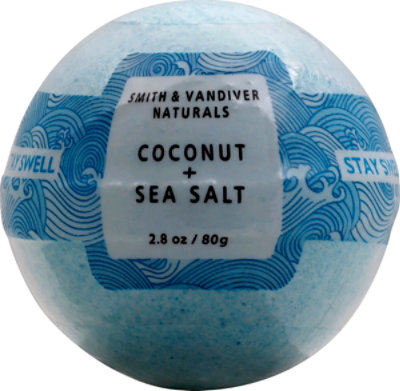 Smith & Vandiver Bath Bomb Stay Well Coconut + Sea Salt - 2.8 Oz - Image 2