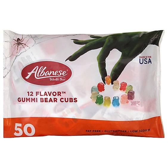 Albanese 12 Flavor Gummi Bear Cubs - 25 Oz
