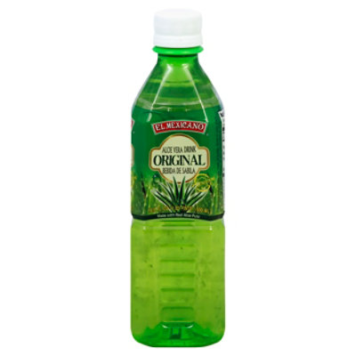El Mexicano Aloe Vera Drink Original - 16.9 Fl. Oz. - Image 3