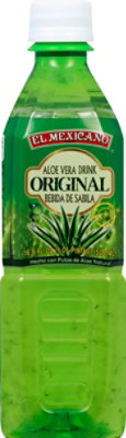 El Mexicano Aloe Vera Drink Original - 16.9 Fl. Oz. - Image 2