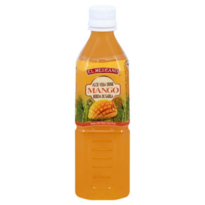 El Mexicano Aloe Vera Drink Mango - 16.9 Fl. Oz. - Image 1