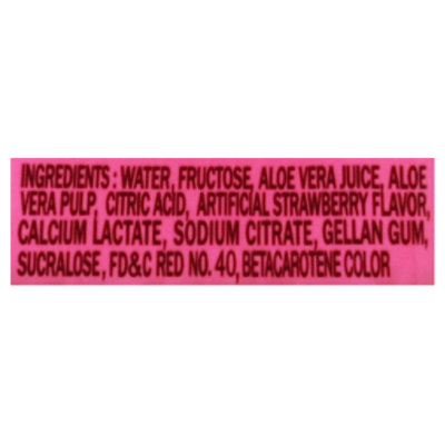 El Mexicano Aloe Vera Drink Strawberry - 16.9 Fl. Oz. - Image 5