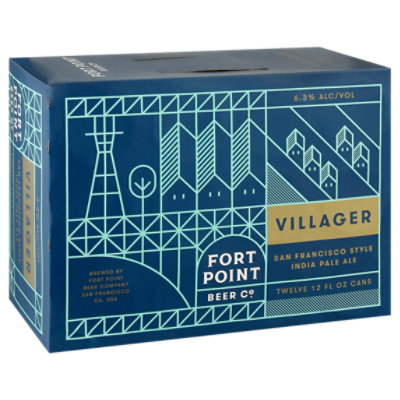 Fort Point Villager In Cans - 12-12 Fl. Oz. - Image 1