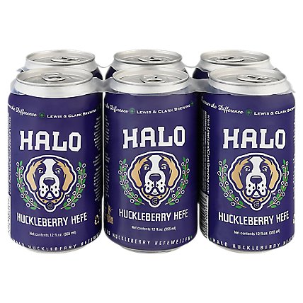 Lewis & Clark Brewing Company Halo Huckleberry Can - 6-12 Fl. Oz. - Image 1