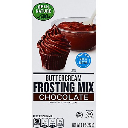 Open Nature Frosting Mix Buttercream Chocolate - 8 Oz - Image 2