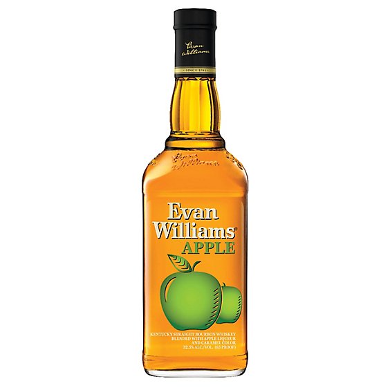 Evan Williams Apple Liq - 750 Ml