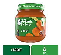 Gerber 1st Foods Organic Carrot Baby Food Jar - 4 Oz