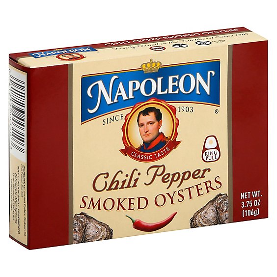Napoleon Oyster Smkd Chili Pepper - 3.75 Oz