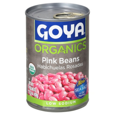 GOYA Organics Beans Pink Low Sodium - 15.5 Oz - Image 3