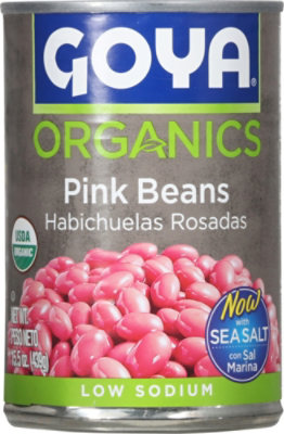 GOYA Organics Beans Pink Low Sodium - 15.5 Oz - Image 2