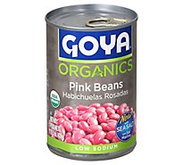 GOYA Organics Beans Pink Low Sodium - 15.5 Oz