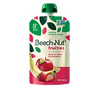 Beech-Nut Fruities Stage 2 Banana Apple & Strawberry Baby Food - 3.5 Oz