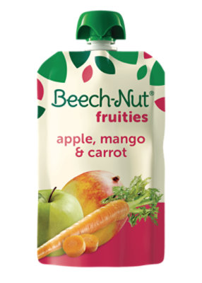 Beech-Nut Fruities Stage 2 Apple Mango & Carrot Baby Food - 3.5 Oz