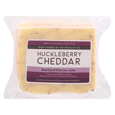 Ballard Huckleberry Cheddar - 8 OZ - Image 1