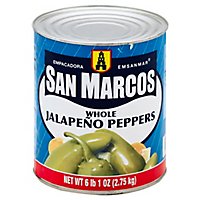 San Marcos Jalapeno Peppers Whole - 97 Oz - Image 1