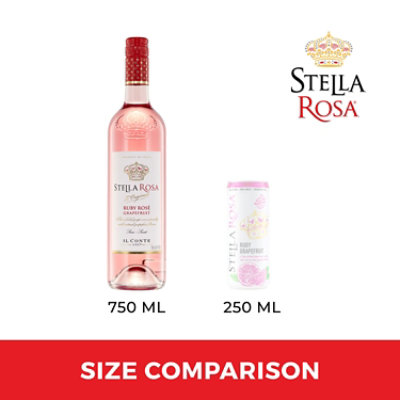 Stella Rosa Ruby Rose Grapefruit Semi Sweet Rose Wine - 750 Ml - Image 5