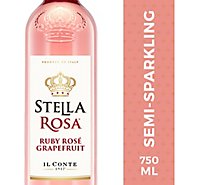 Stella Rosa Ruby Rose Grapefruit Semi Sweet Rose Wine - 750 Ml