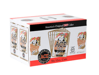 ACE Cider Premium Craft Dry Joker Apple Cans - 6-12 Fl. Oz.