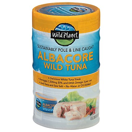 Wild Planet Tuna Wild Albacore 4pk St - 20 Oz - Image 3
