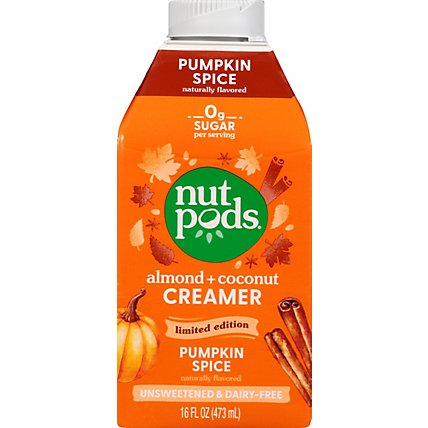 Nutpods Seasonal Edition Creamer Pumpkin Spice 1 Pint - 473 Ml - Image 2