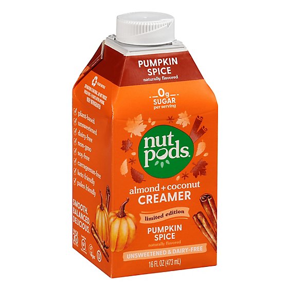 Nutpods Seasonal Edition Creamer Pumpkin Spice 1 Pint - 473 Ml