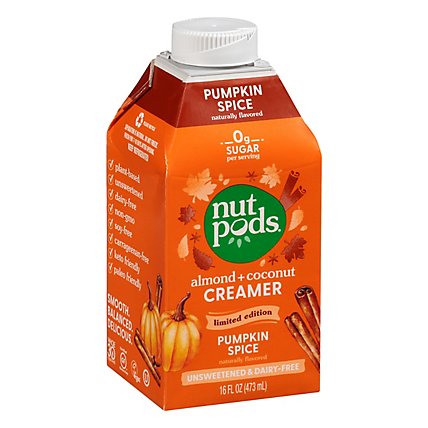 Nutpods Seasonal Edition Creamer Pumpkin Spice 1 Pint - 473 Ml - Image 1
