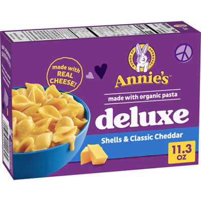 Annies Pasta Deluxe Mac & Cheese Shells & Classic Cheddar - 11.3 Oz - Image 2