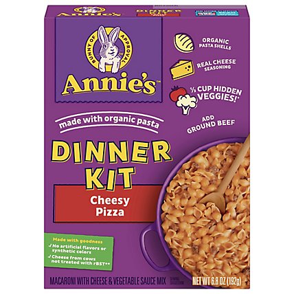 Annies One Pot Pasta Pizza Mac With Hidden Veggies - 6.8 Oz - Image 3