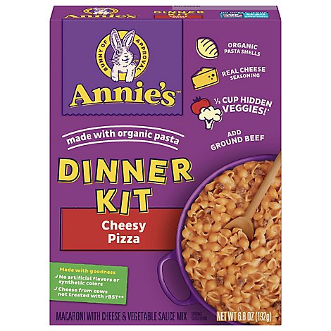 Annies One Pot Pasta Pizza Mac With Hidden Veggies - 6.8 Oz