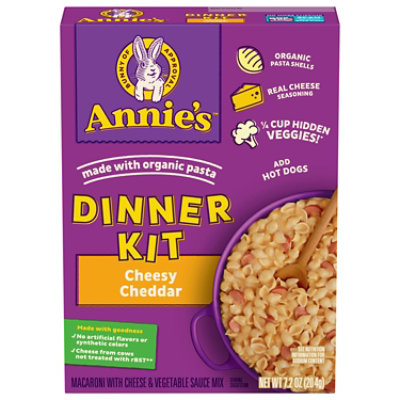 Annies Pasta Meals One Pot Pasta Cheesy Mac With Hidden Veggies - 7.2 Oz