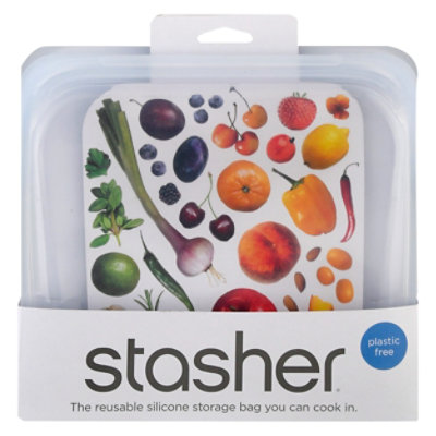 Save on Stasher Silicone Snack Reusable Food Bag Clear Order Online  Delivery