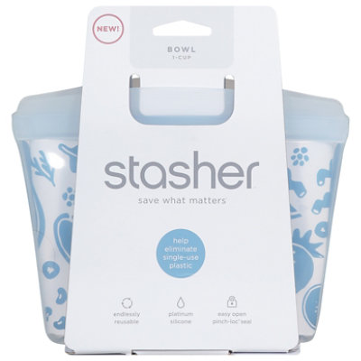 Stasher Bag Stand Up Clr Reusable - 1 Each - Image 3