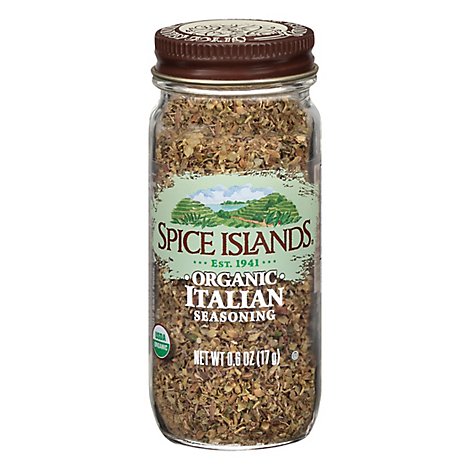 Spice Islands Seasoning Organic Italian - 0.6 Oz