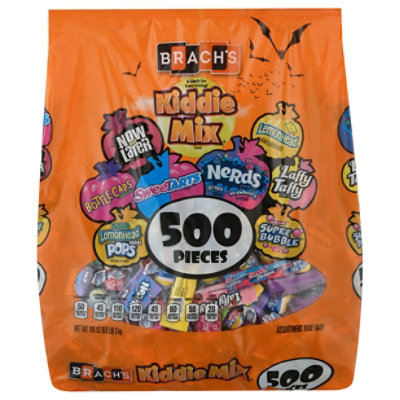 BRACH'S KIDDIE MIX SweeTarts, Chewy Lemonhead, Now and Later, BottleCaps,  Lemonhead, Trolli, Super Bubble & Jaw Busters Halloween Candy Variety Pack  175 pc Bag, Shop